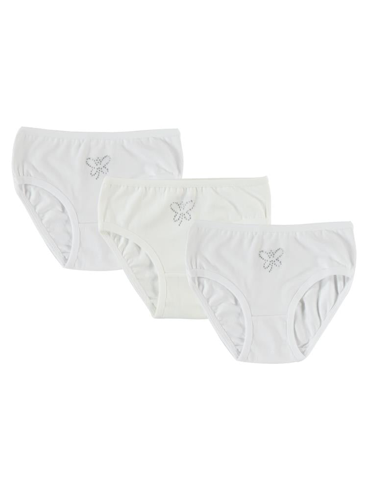 Sweety Aksesuarlı 3'lü Kız Külot Set