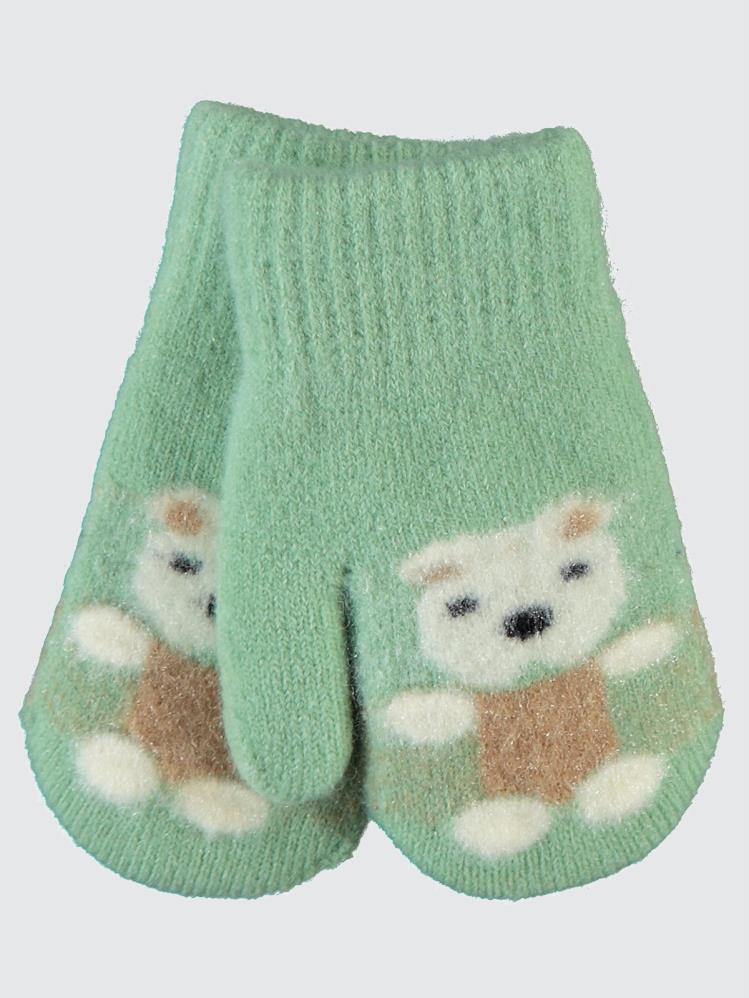 Kitti Kız Çocuk Eldiven 1-3 Yaş - Yeşil