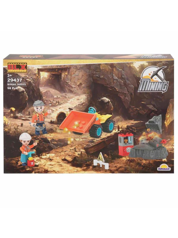 Construction Mining Altın Madeni Oyun Seti 98 Parça
