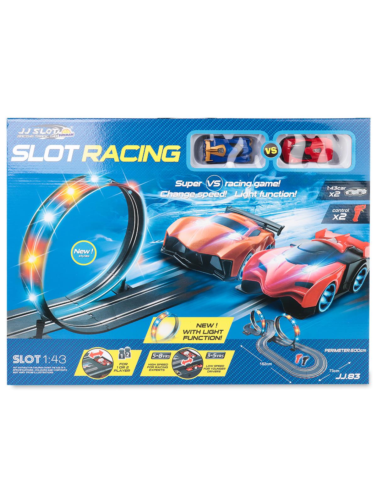 Sunman Oyuncak YARIŞ SET 1/43 SLOT RACING IŞIKLI 913CM
