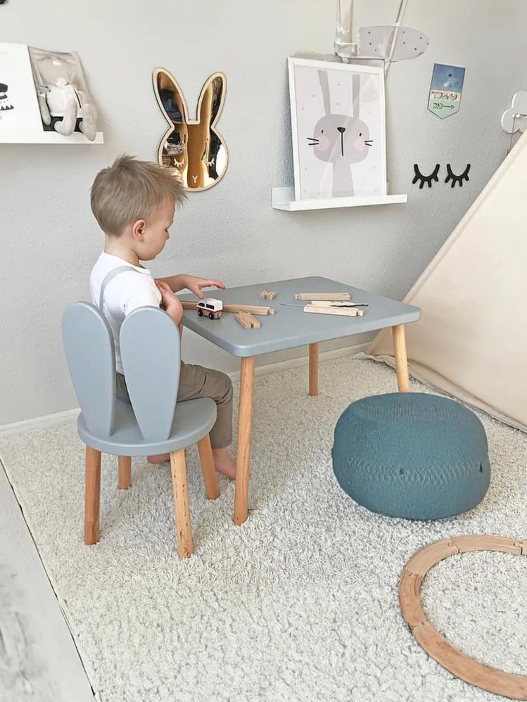 Bee Smart Naturel Tek Sandalyeli Masa Seti