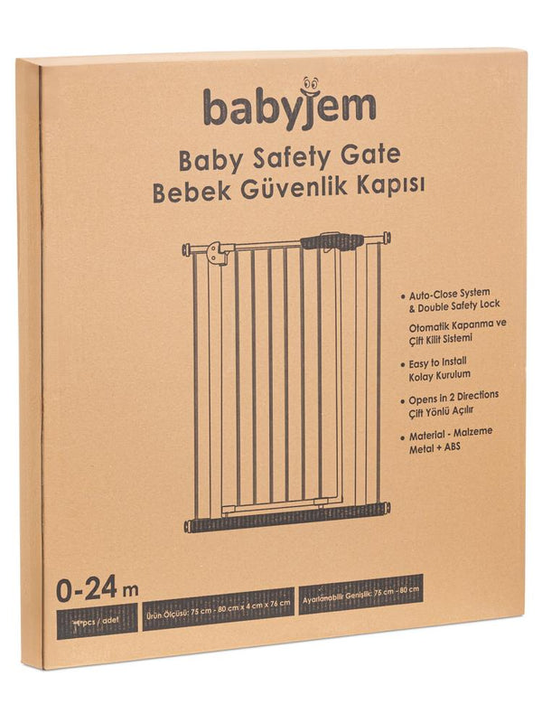 Babyjem Güvenlik Kapısı - Gri