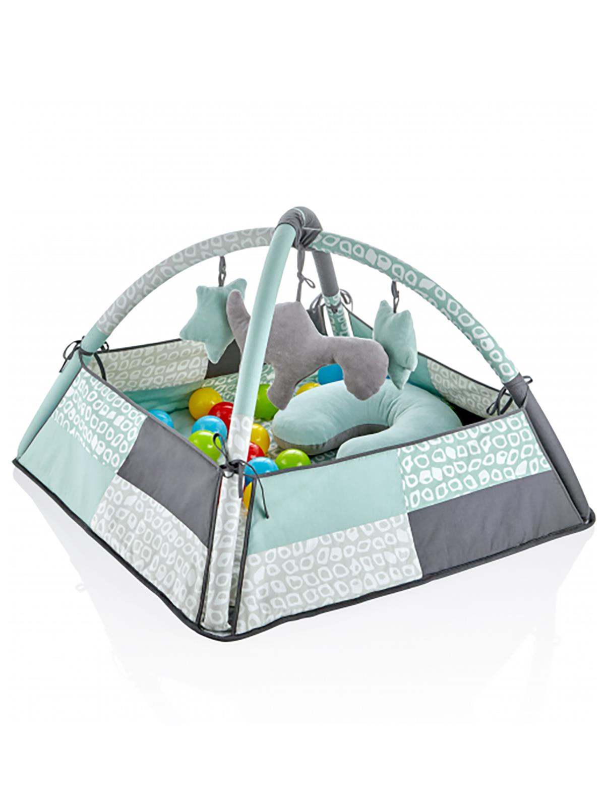 Babyjem 3 Fonksiyonlu Bebek Oyun Jimnastik Halısı - Yeşil