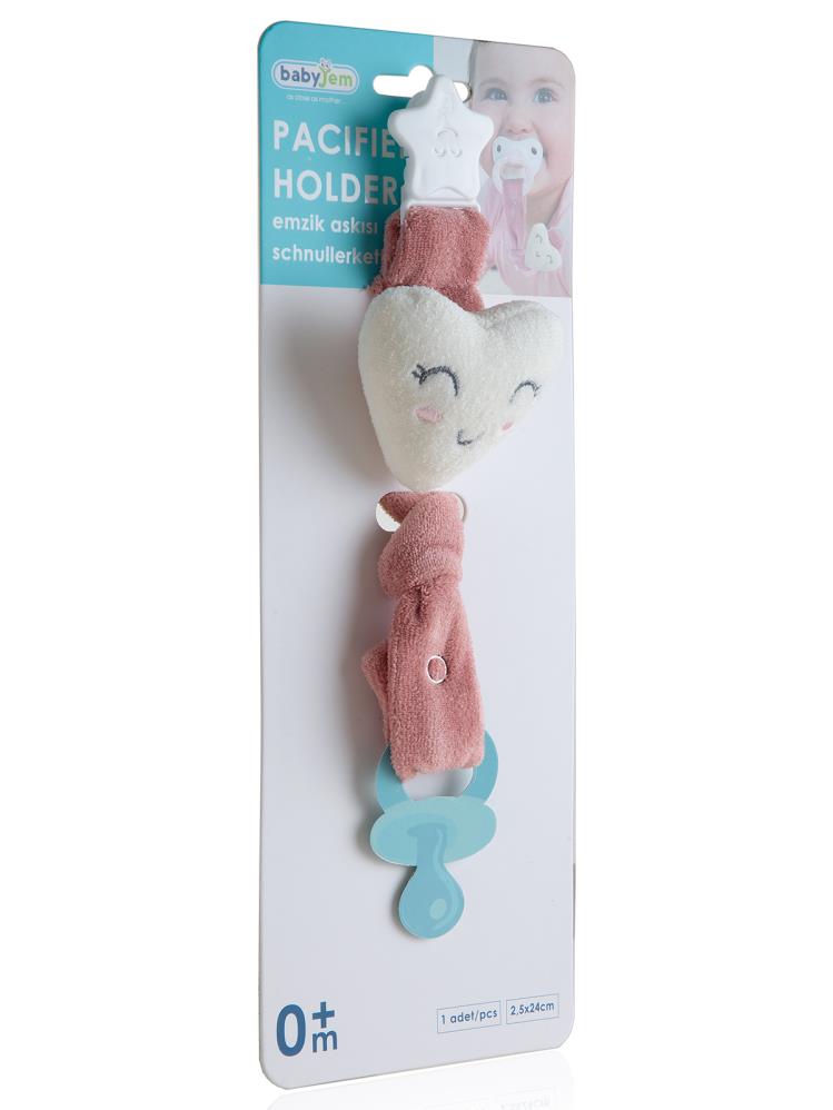 Babyjem Emzik Tutacağı - Pembe