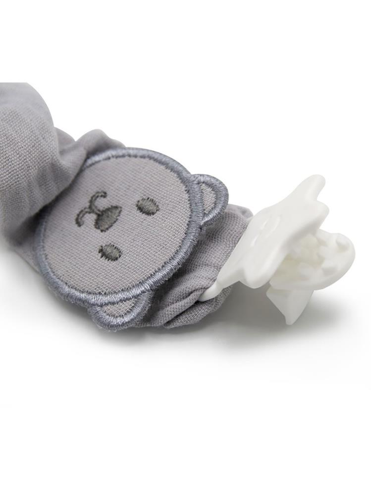 Babyjem Bürümcüklü Emzik Askısı - Gri