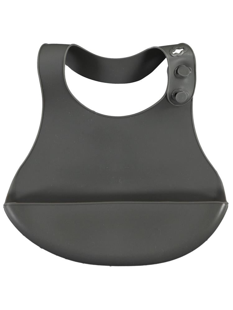 Babyjem Mini Silikon Önlük - Gri