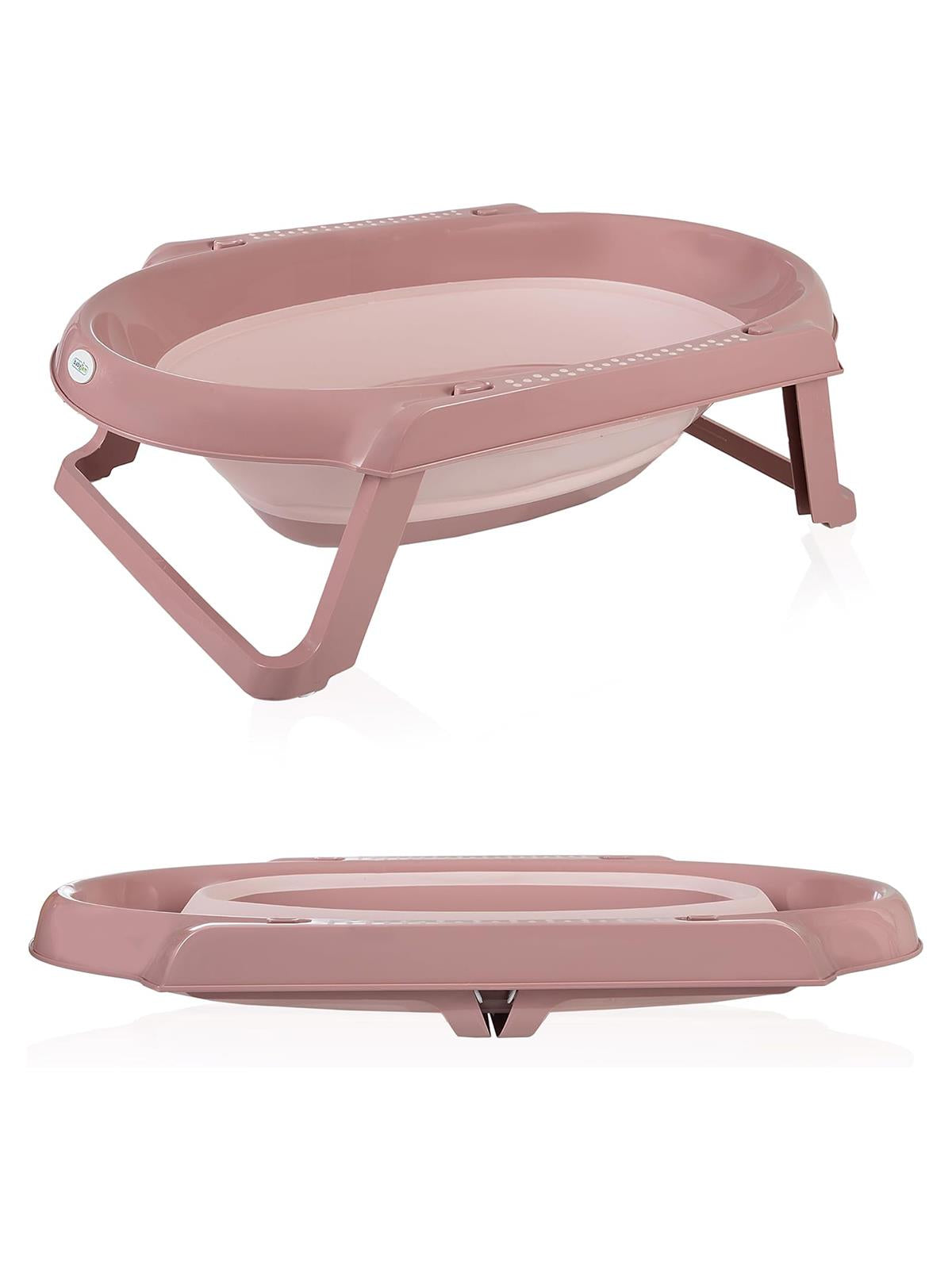 Babyjem Katlanır Banyo Seti 5'li - Pudra