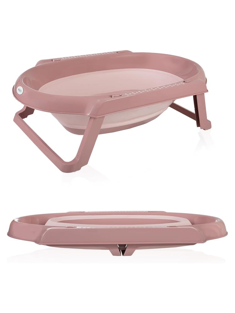 Babyjem Katlanır Banyo Seti 5'li - Pudra