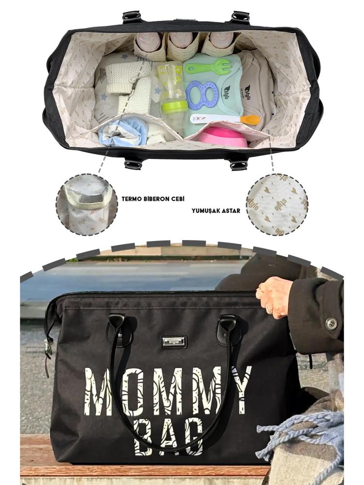 Stylo Mommy Bag X Pro Bakım Çantası - Siyah