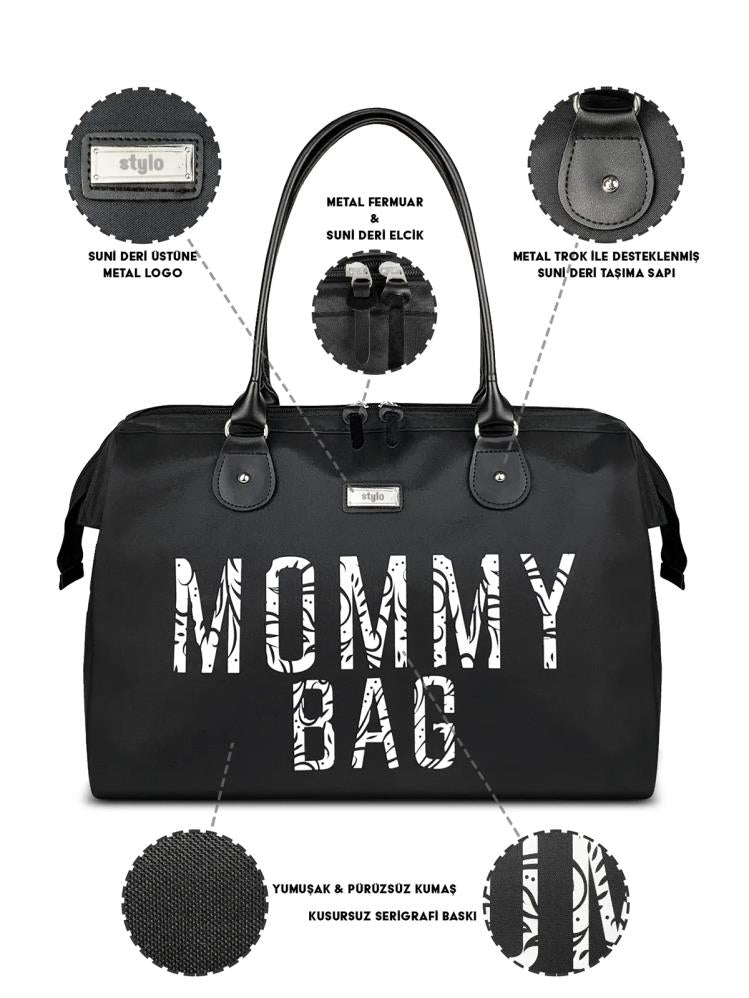 Stylo Mommy Bag X Pro Bakım Çantası - Siyah