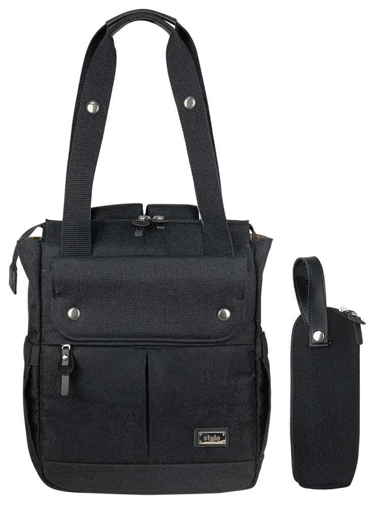 Stylo Platinum (2 In 1) Anne Bebek Bakım Sırt Ve Omuz Çantası - Siyah