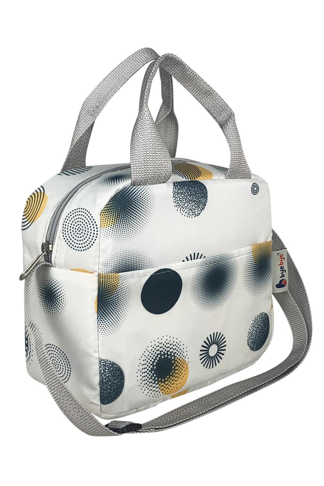 Stylo Bye Bye Lunch Omuz Askılı Beslenme Çantası ve Termos Yemek Taşıma Çantası - Gri