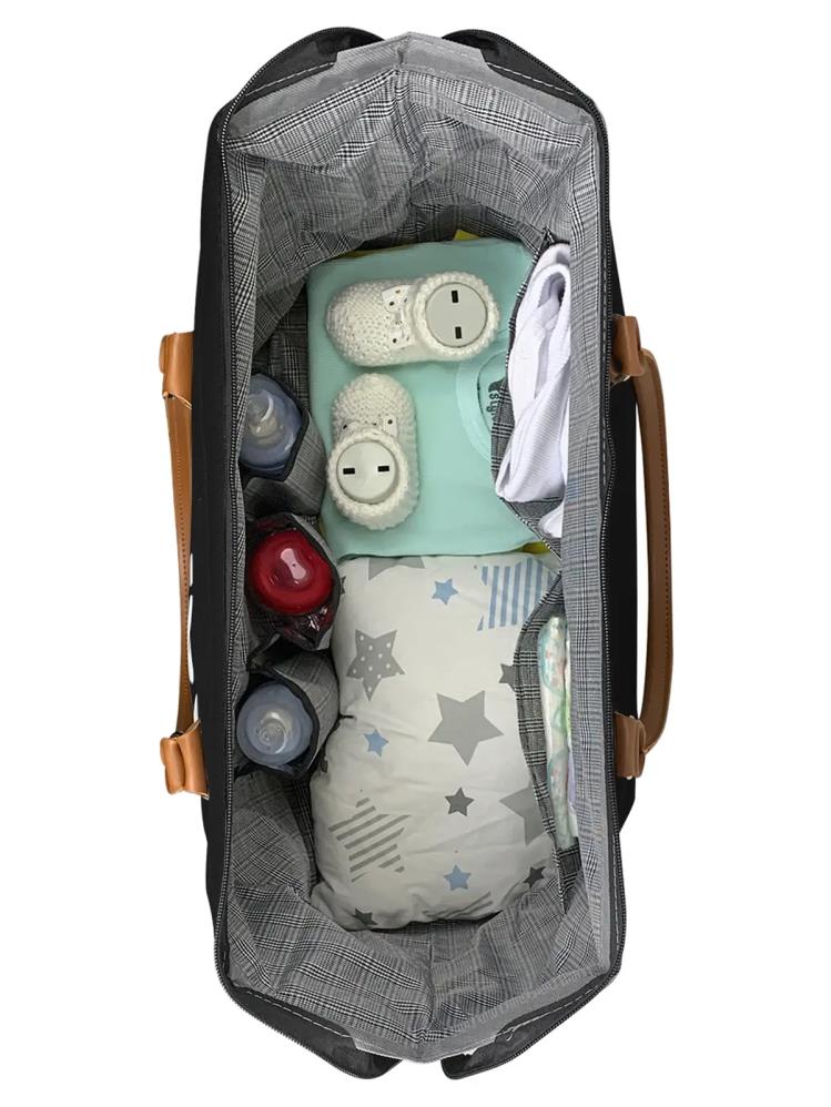 Stylo Byebye Mother Bag Anne Bebek Bakım ve Kadın Çantası - Siyah