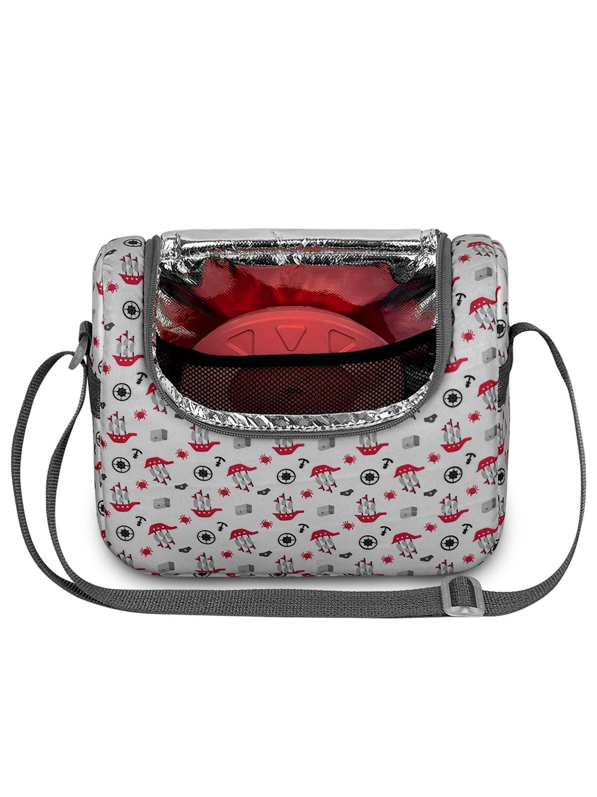 Bye Bye Yummy El ve Omuz Termos Beslenme Çantası - Kırmızı