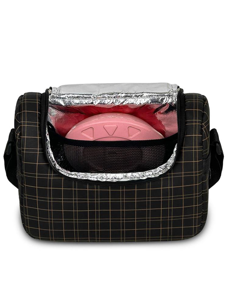 Bye Bye Yummy El ve Omuz Termos Beslenme Çantası - Siyah