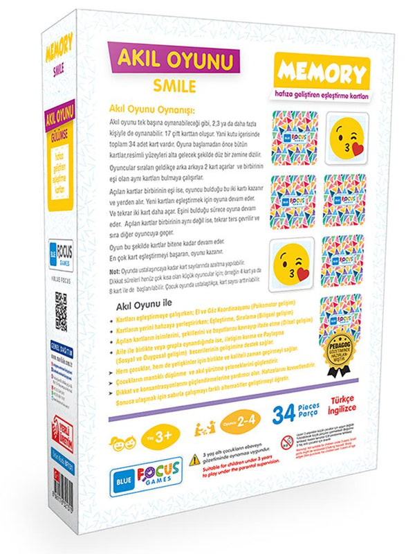 Blue Focus Memory Smile 34 Parça