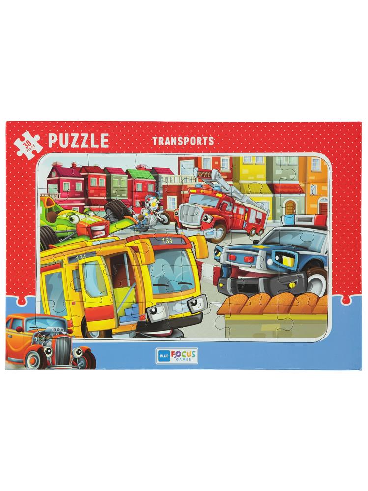 Blue Focus Games 30 Parça - Transports (Taşıtlar)