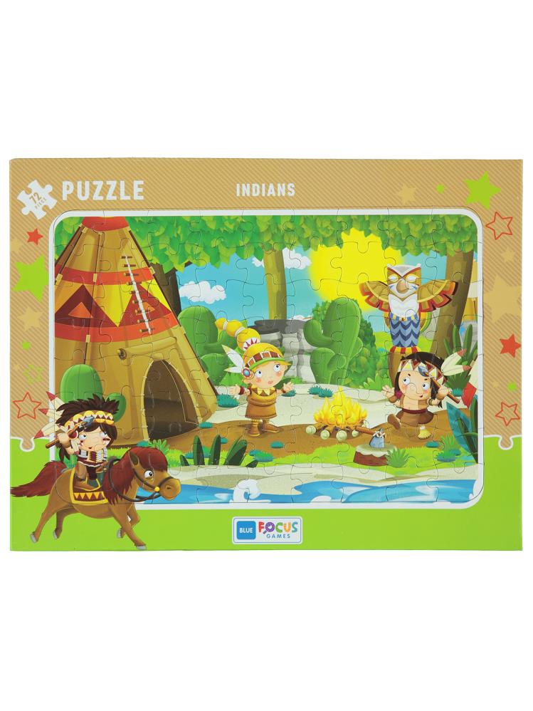 Blue Focus Games 72 Parça - Red Indıan (Kızılderili)