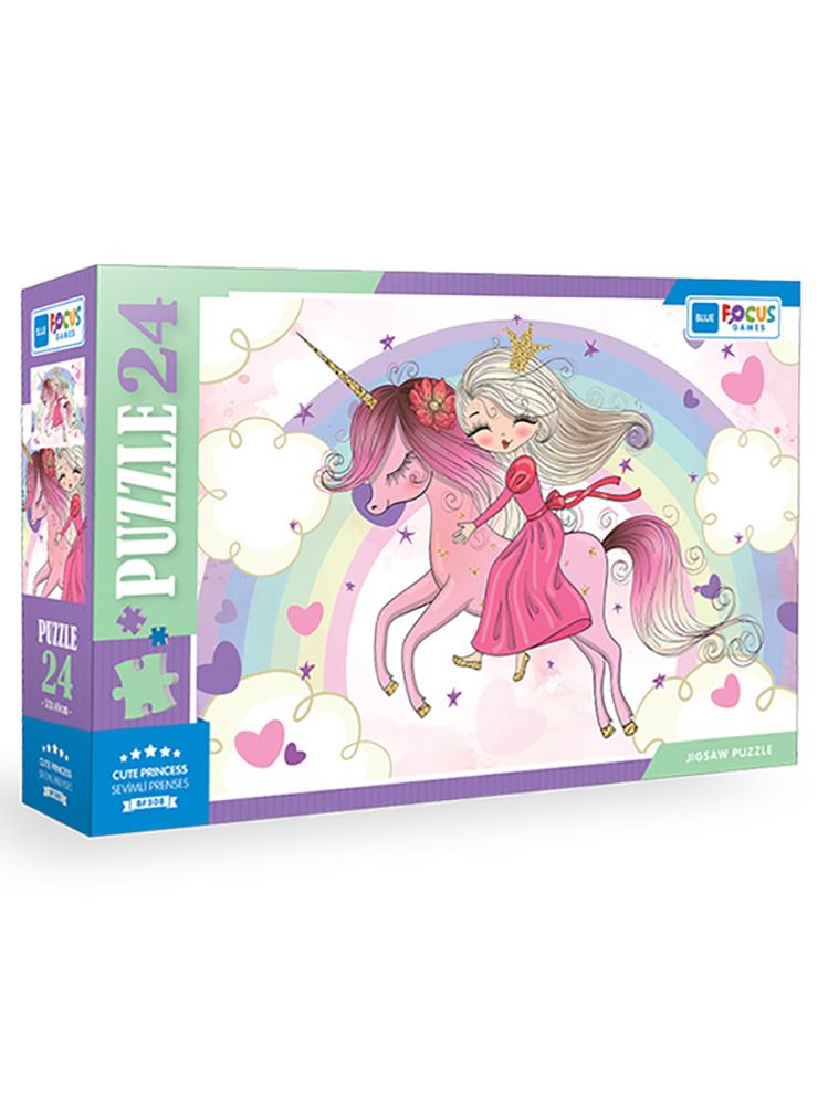 Blue Focus Games 24 Parça - Cute Prıncess (Sevimli Prenses)