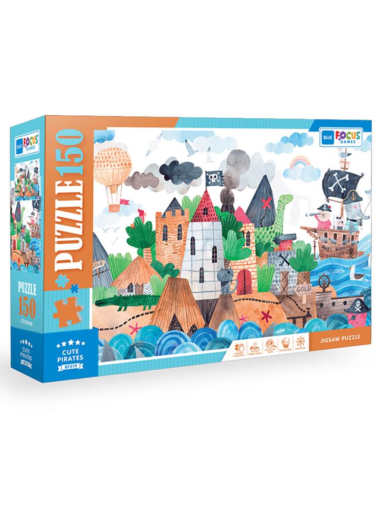 Blue Focus Games 150 Parça - Cute Pırates (Sevimli Korsanlar)