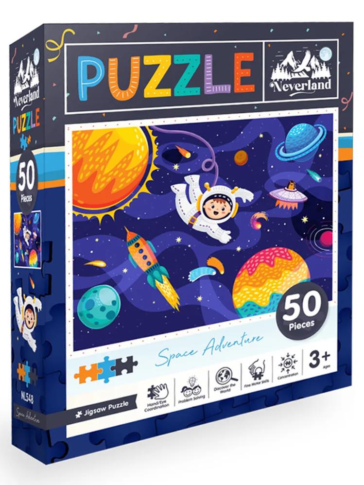 Neverland 50 Parça Puzzle - Uzay Macerası (Space Adventure)