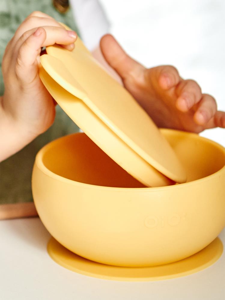 OiOi Kapaklı Kase - Sarı