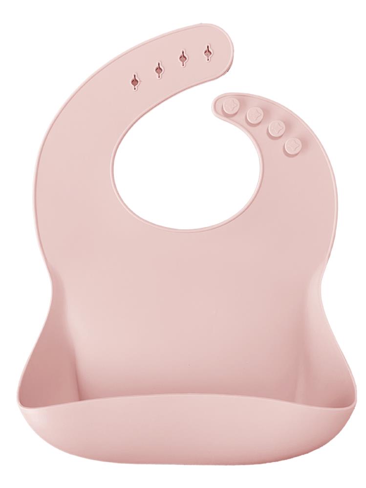 OiOi Basics Silikon Mama Önlüğü - Pembe