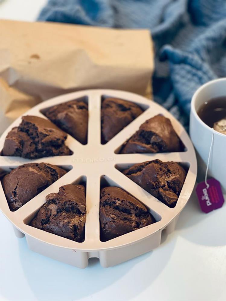OiOi Slices Silikon Kek & Muffin Kalıbı - Bej