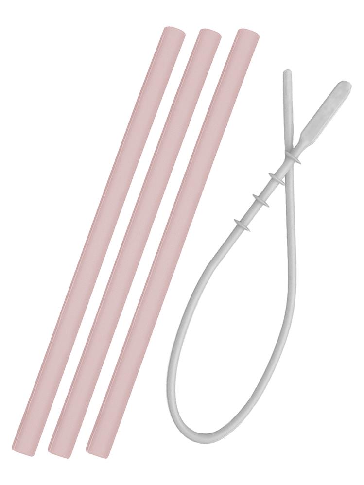 OiOi Silikon Pipet 3 lü & Tem.Fırçası - Pembe