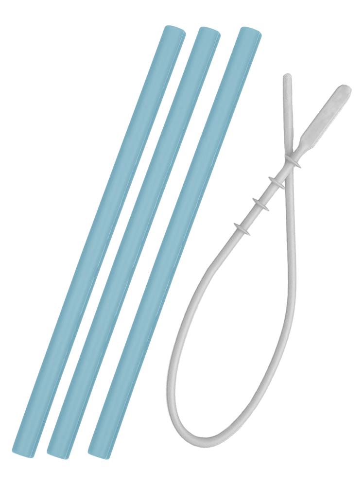 OiOi Silikon Pipet 3 lü & Tem.Fırçası - Mavi