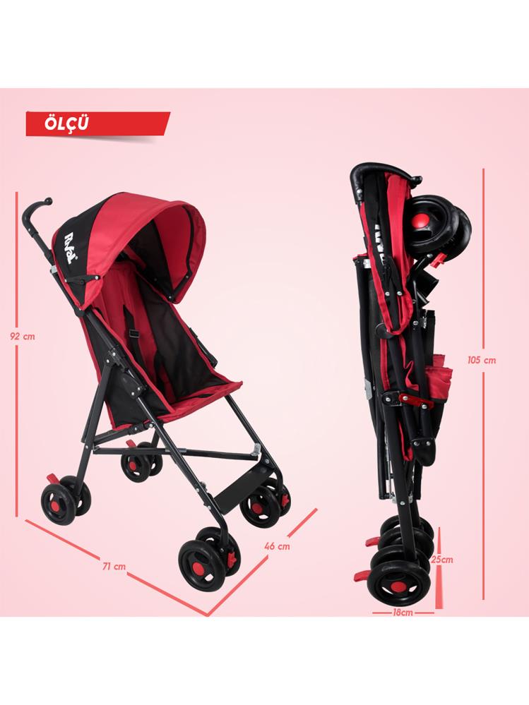 Rival Tokyo Baston Bebek Arabası - Siyah