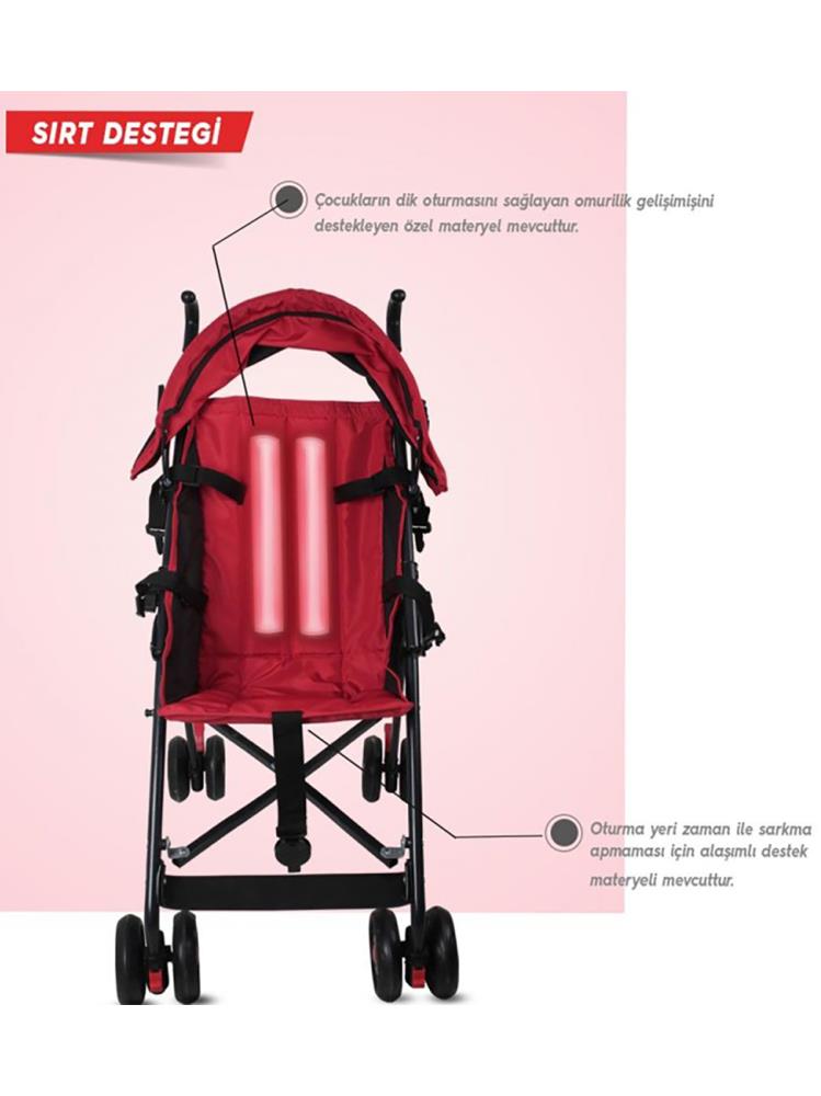 Rival Tokyo Baston Bebek Arabası - Siyah