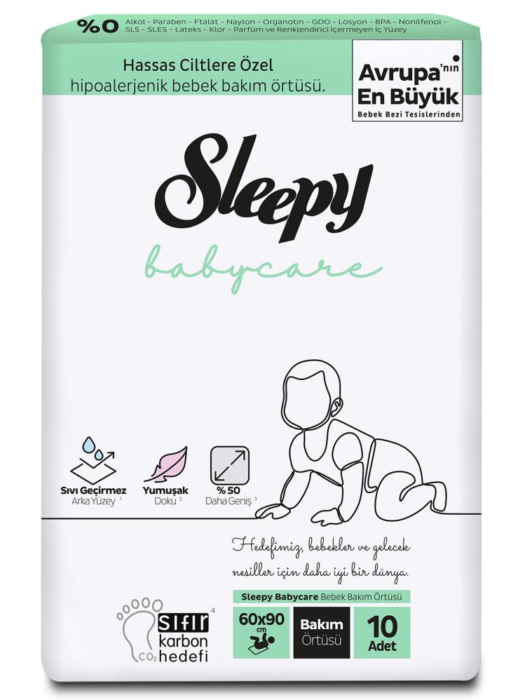 Sleepy Bebek Bakım Örtüsü 60x90 cm 10 Adet