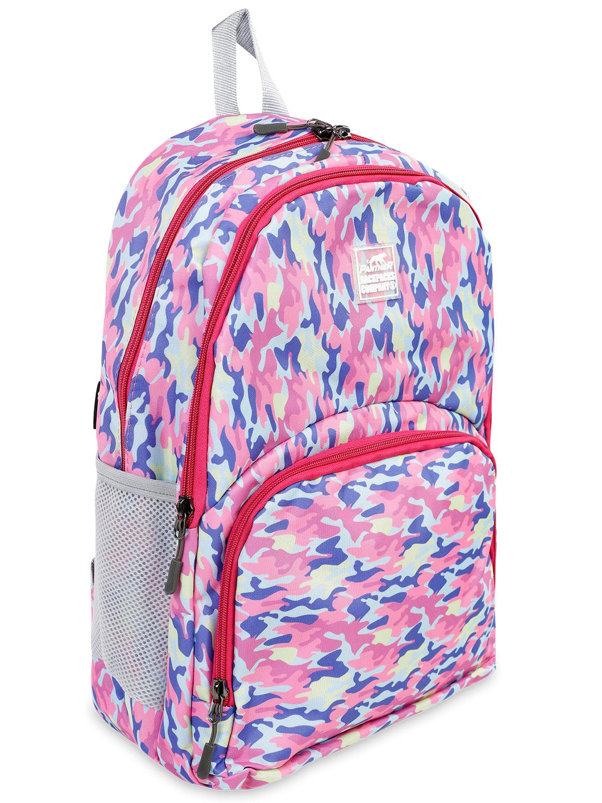 Panther Leopar Sırt Çantası - Pembe