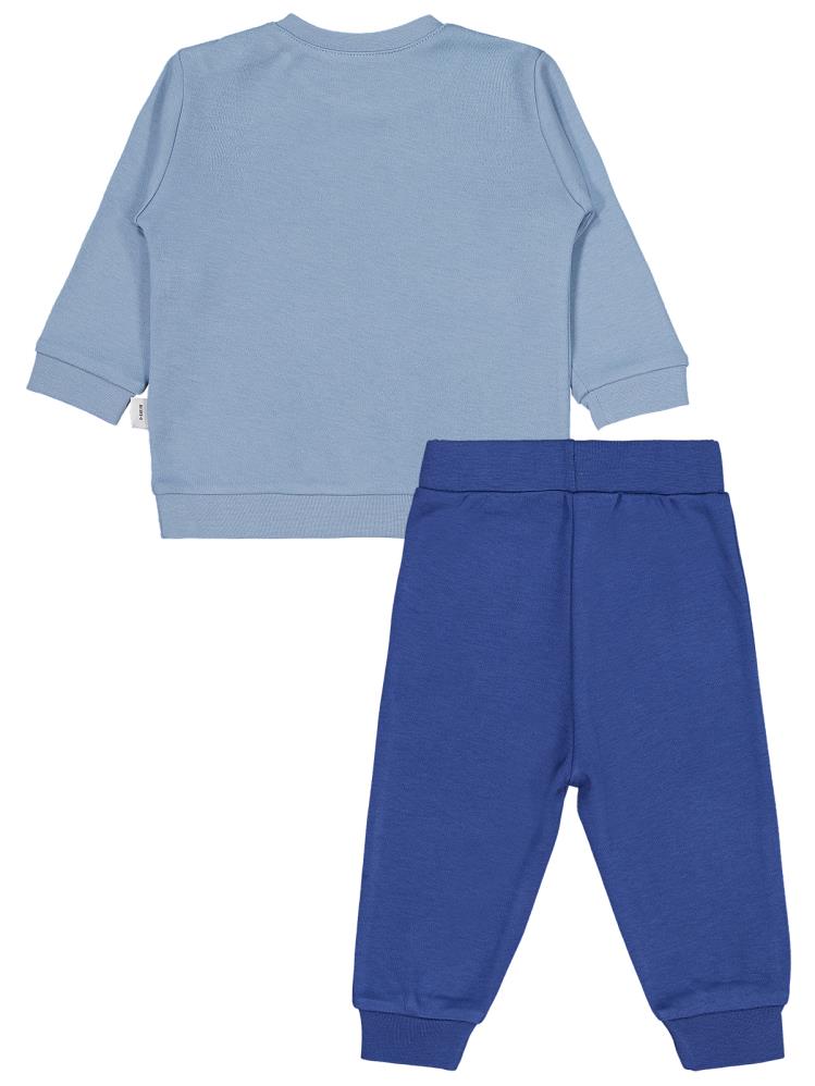 Civil Baby Bebek Bisiklet Yaka Takım 6-18 Ay - Mavi