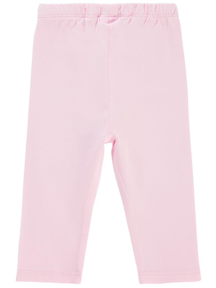 Civil Baby Düz Model Yan Dikişsiz 6-18 Ay Uzun Tayt - Pembe