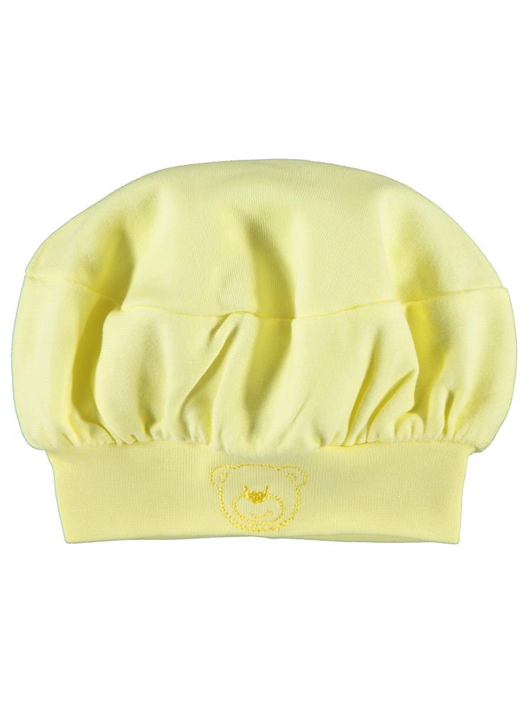 Civil Baby Ayıcık Kafa Unisex Aşçı Şapka - Sarı