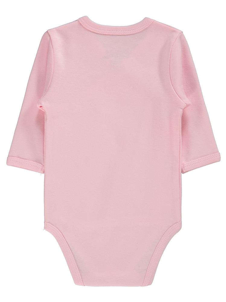 Civil Baby Renkli Kumaş 1-6 Ay Unisex Zıbın Badi - Pembe