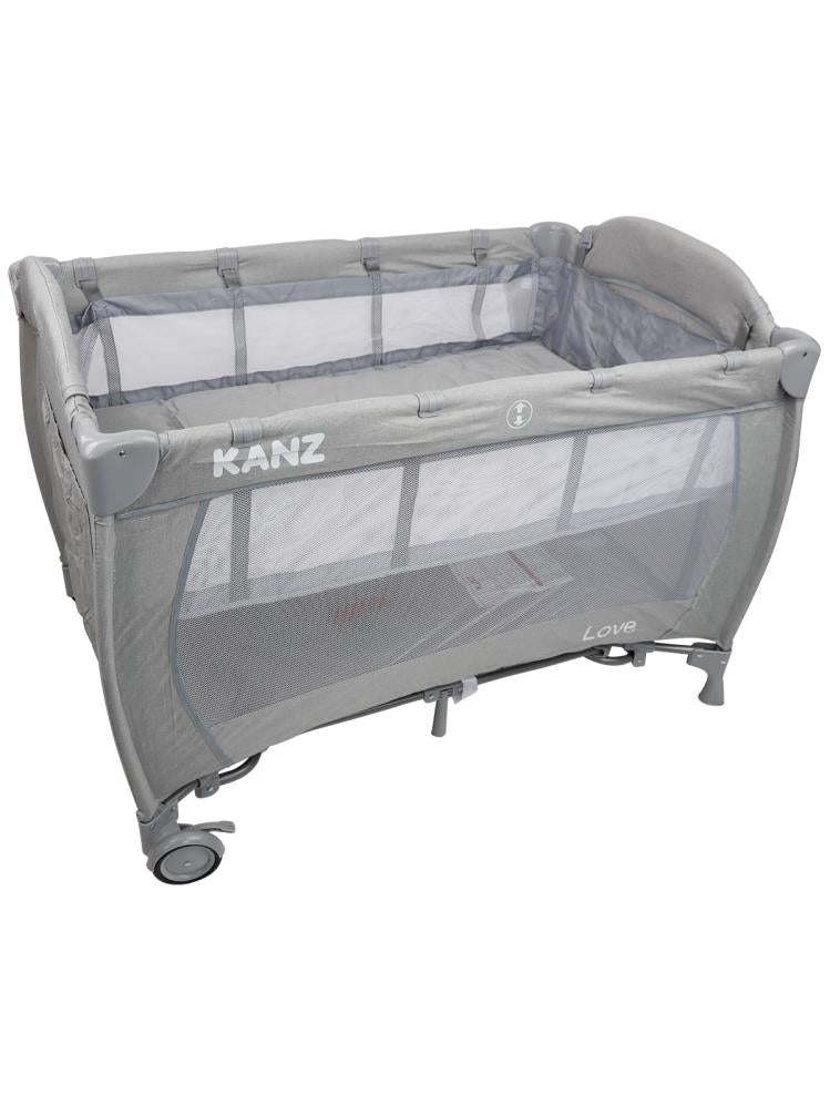 Kanz Love Lüx Arakatlı 70x110 cm Oyun Park - Gri