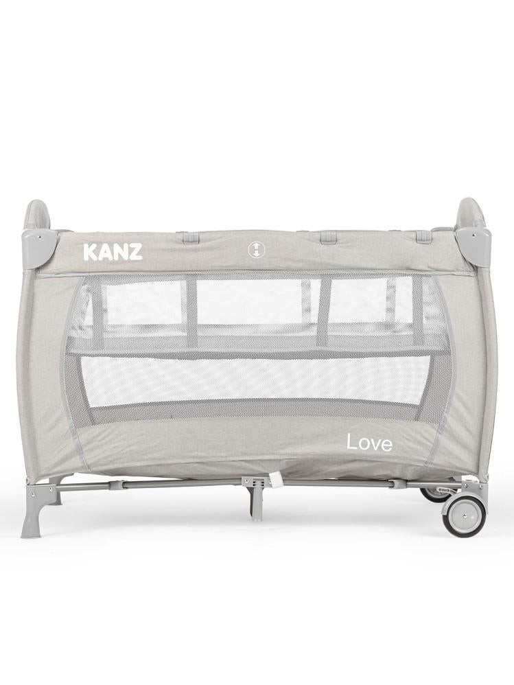 Kanz Love Lüx Arakatlı 70x110 cm Oyun Park - Gri