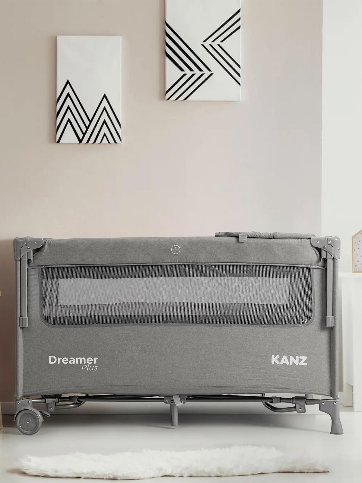 Kanz Dreamer Plus Anne Yanı Oyun Parkı 70x120 Cm - Gri
