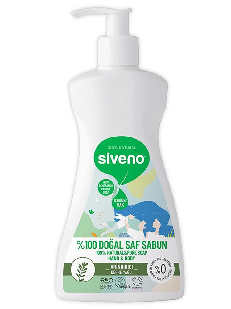 Siveno Defne Yağlı Doğal Sıvı Sabun 300 ml