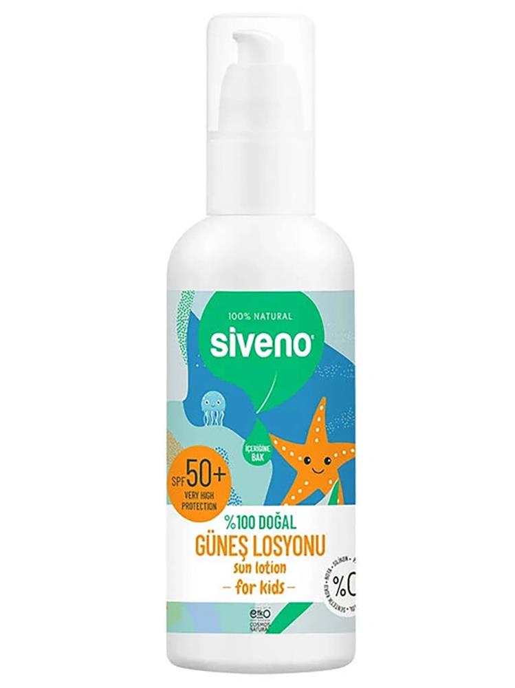 Siveno %100 Doğal Çocuklar İçin Güneş Losyonu 100 ml