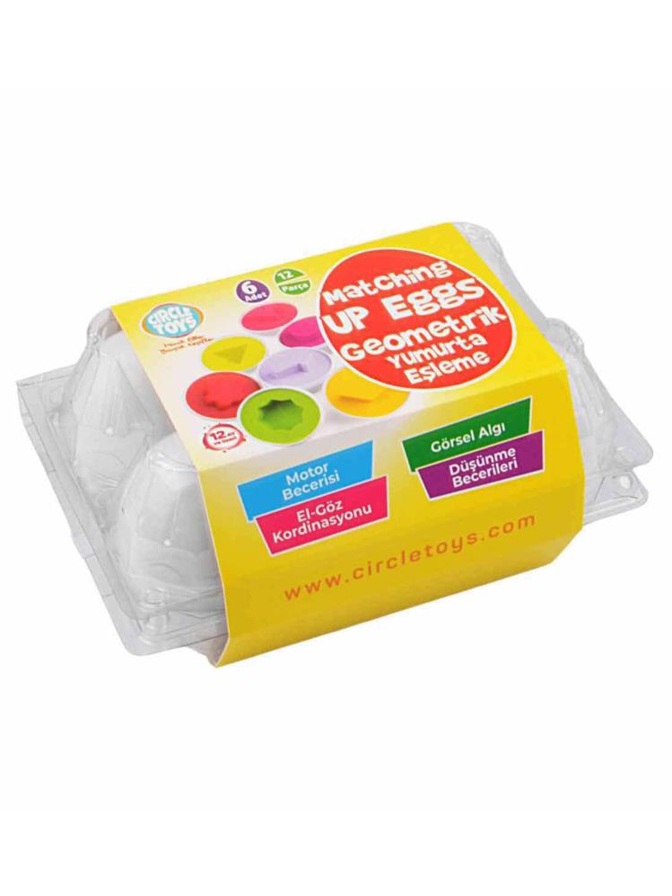 Circle Toys 6’lı Geometrik Yumurta