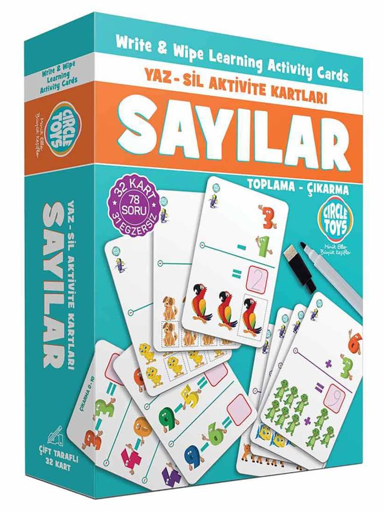 Circle Toys Yaz-Sil Sayılar Zeka Oyunları