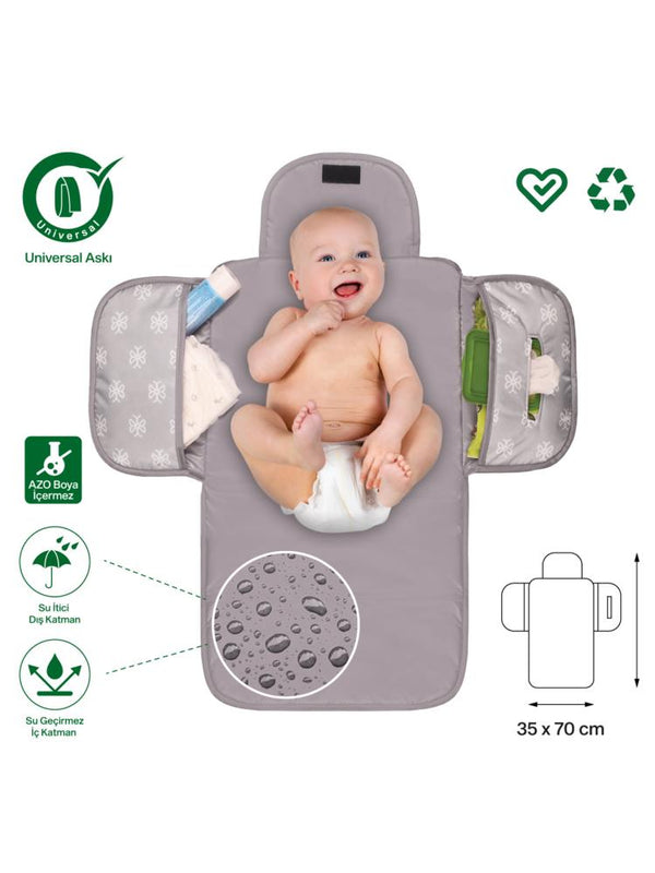 Been Fonksiyonel Bebek Bakım Matı - Gri