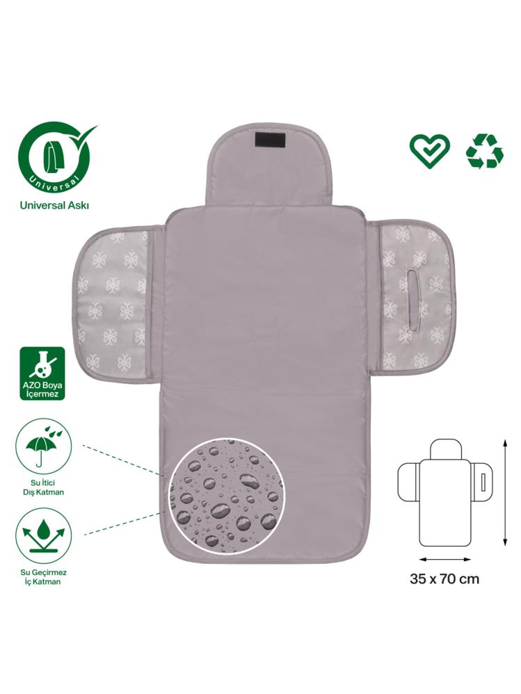 Been Fonksiyonel Bebek Bakım Matı - Gri