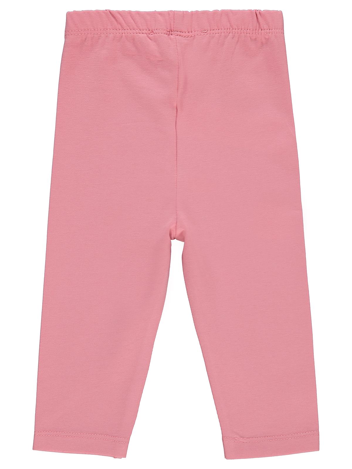 Civil Baby Düz Model Yan Dikişsiz 6-18 Ay Uzun Tayt - Pudra