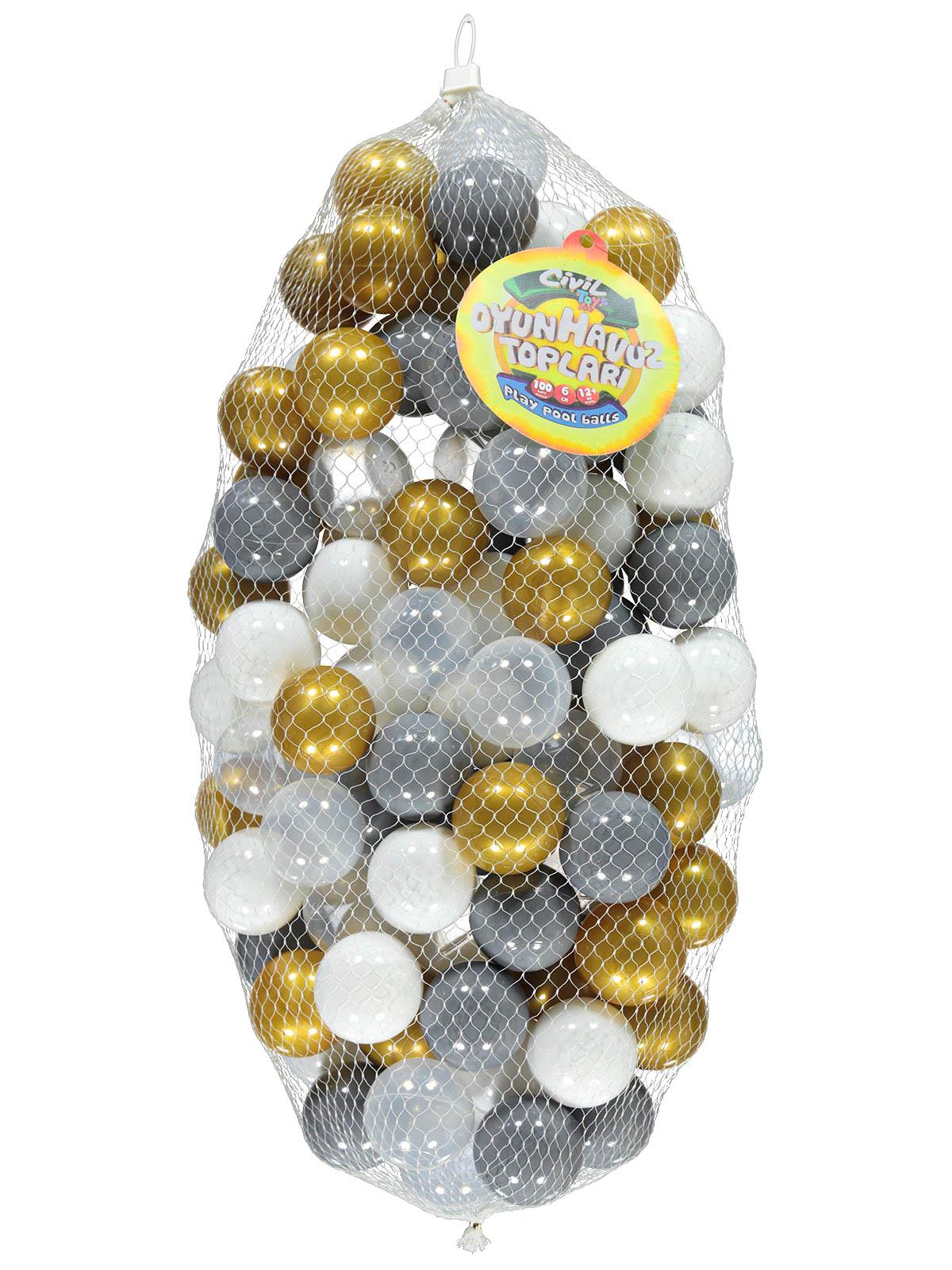 Civil Toys 6 Cm 100 lü Havuz Topu - Sarı