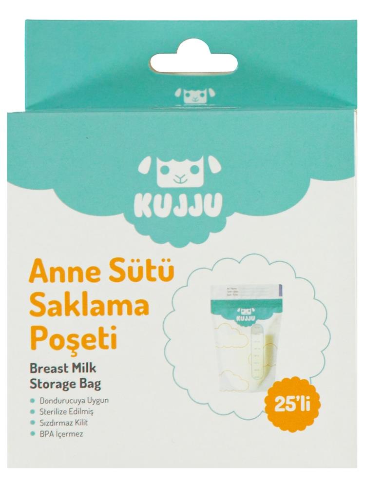 Kujju Süt Saklama Poşeti 25 li
